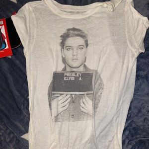 Cream target Elvis shirt